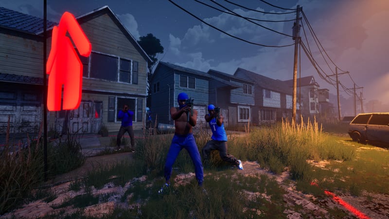 Hood Warfare 2 in-match view with a killstreak phone screen